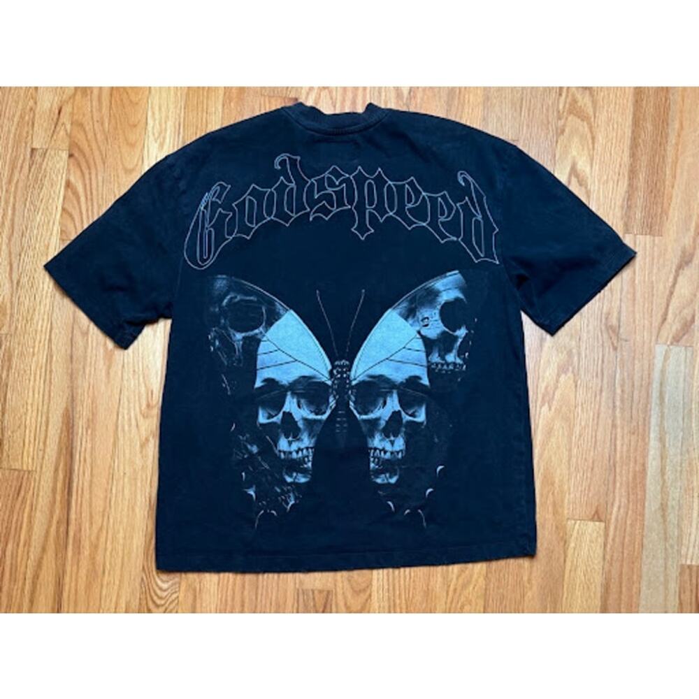 Godspeed Skull Butterfly T Small - Picture 2 of 5